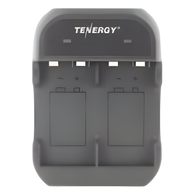 Cargador de Baterías / 2 Bahías / Ni-MH 9V / Indicadores LED / Protección de Polaridad / Cable USB Incluido