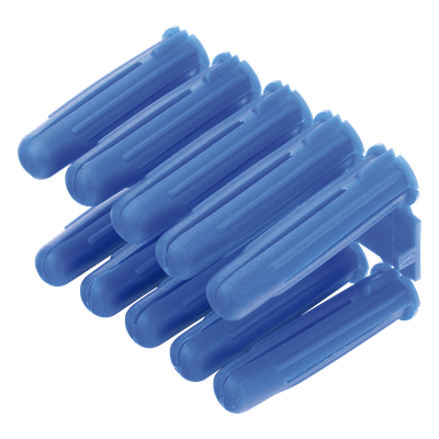 Taquete de Fijación / Doble Expansión 4 Direcciones / 3/8″ para Tornillo 12 mm x 2″ / 100 Piezas / Resistencia 100 kg / Concreto y Superficies Sólidas