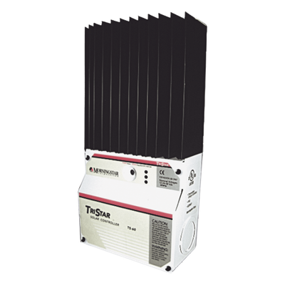Controlador de Carga Solar PWM / 45 A / 12V 24V 48V / Puerto RS-232 / Hasta 4 kW / 7 Preajustes / Operación hasta 60°C / 13.1 ft² Disipador