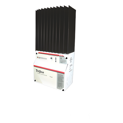 Controlador de Carga Solar PWM / 60 A / 12V 24V 48V / Puerto RS-232 / Hasta 4 kW / 7 Preajustes / Disipador de Calor