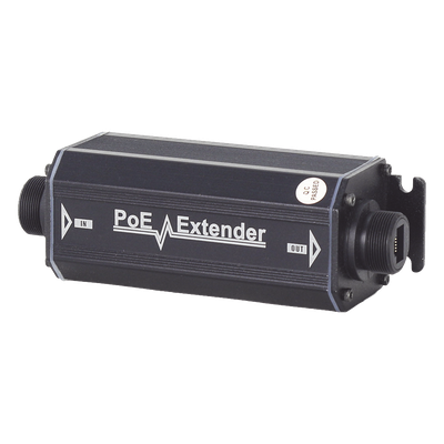 Extensor PoE Gigabit / 200 m (656.2 ft) / 60 W / IP66 / 1 Puerto Entrada / 1 Puerto Salida / Sin Alimentación Adicional