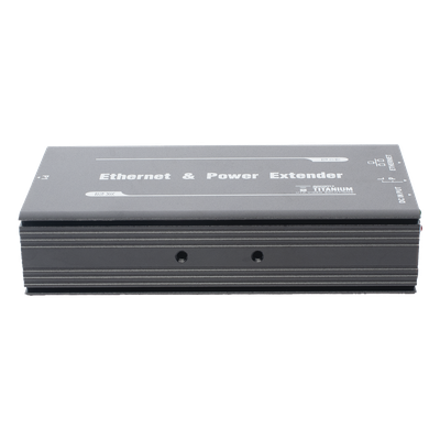 Receptor PoE Extensor / 1 Puerto / Alcance 600 m (1968.5 ft) / 60 W / 100 Mbps / Cascada 4 Nodos / Cat 5e/6