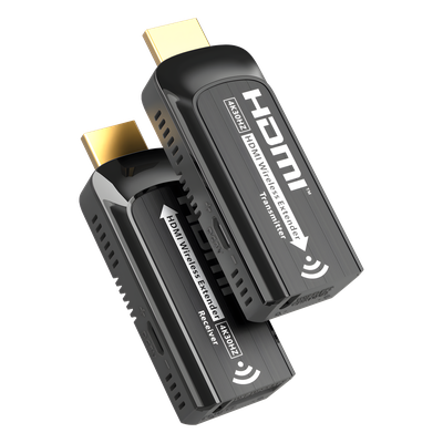 Extensor Inalámbrico HDMI / Ultra HD 4K @ 30Hz / 20 m (65.6 ft) / WiFi 5GHz / Mini Size / Retardo 150-320ms / HDMI 1.4 HDCP 1.4