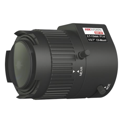 Lente Varifocal / 2.7 a 10 mm / 3 Megapixel / Auto Iris / Formato 1/2.7″ / Ángulo 108.2° a 35.7° / Montaje CS