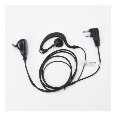 Micrófono-Audífono / Gancho Ajustable / PTT de Solapa / Cable Kevlar / Compatible ICOM