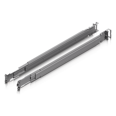 Rieles Deslizantes para Rack / Ajustables 600-1066 mm (23.6-42 in) / Capacidad 70 kg (154 lb) / Instalación sin Herramientas / Acero SPCC / EIA-310