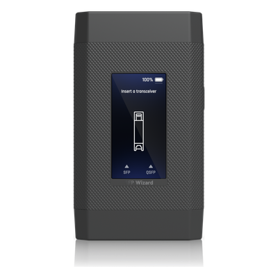 Reprogramador y Probador Portátil / SFP/SFP+/SFP28/QSFP+/QSFP28 / Pantalla Táctil 1.9″ / BLE / Batería Li-Ion 300 mAh