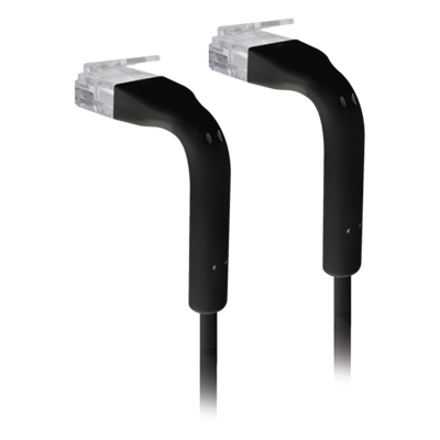 Cable Ethernet Patch / Cat6 / 1 m (3.28 ft) / RJ45 Flexible / Diámetro Ultrafino / Color Negro