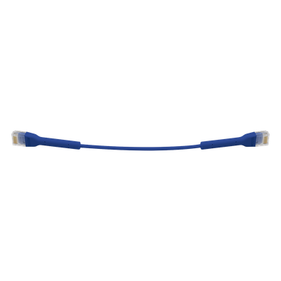 Cable Ethernet Patch / Cat6 / 22 cm (0.72 ft) / Conector RJ45 Flexible / Azul