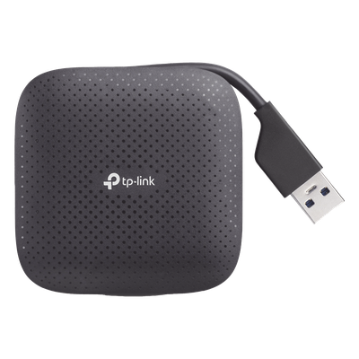 Hub USB Portátil / 4 Puertos USB 3.0 / Plug and Play / 71 x 71 x 16.6 mm (2.8 x 2.8 x 0.65 in) / Compatible Windows, macOS, Linux