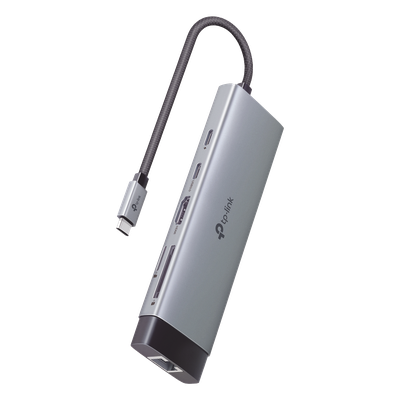 HUB USB-C 9 en 1 / HDMI 4K@60Hz / Ethernet Gigabit / 100W PD / 140.2x43x14.3 mm (0.46×0.14×0.047 ft)