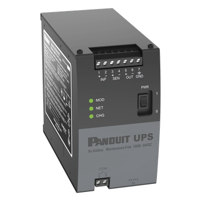 UPS Industrial / 100 Watts / 24 Vcd / Ultracondensadores / Riel DIN / -40 a 60 °C (-40 a 140 °F)