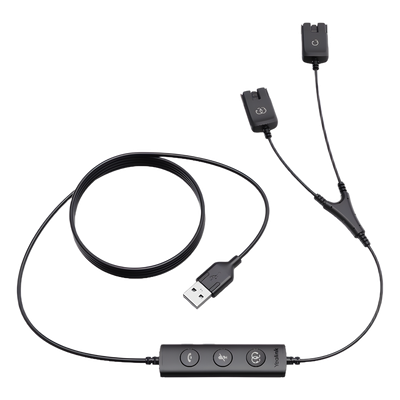 Cable Entrenador en Y / Conexión Dual de Diademas / Compatible Serie YHS / Uso Profesional Continuo