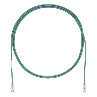 Cable de Parcheo UTP Cat6 / 28AWG Diámetro Reducido / 3.05 m (10 ft) / Verde / CM/LSZH