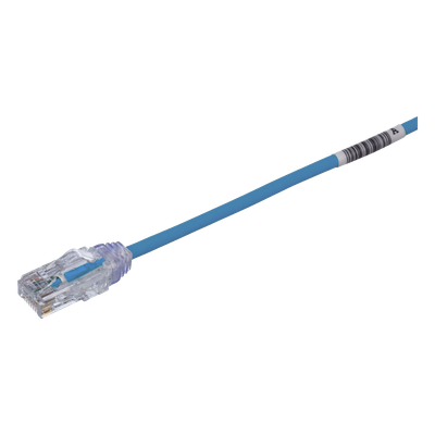 Cable de Parcheo UTP Cat6 / 28 AWG Diámetro Reducido 3.8 mm / 10 m (32.81 ft) / Rendimiento 250 MHz / Doble Clasificación CM/LSZH / PoE hasta 90 W