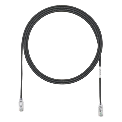 Cable de Parcheo / UTP Cat6 / 28AWG Diámetro Reducido / 3.8 mm / 1.52 m (5 Pies) / Negro / CM-LSZH / PoE++