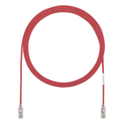 Cable de Parcheo Cat6 UTP / 28AWG Diámetro Reducido / 1.52 m (5 Pies) / LSZH-CM / Rojo