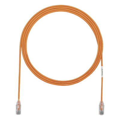 Cable de Parcheo UTP / Cat6 / 28AWG Diámetro Reducido / 2.13 m (7 pies) / Naranja