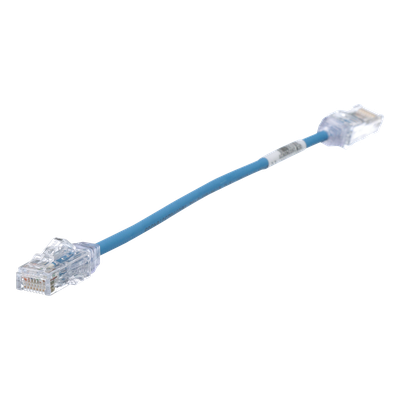 Cable de Parcheo UTP / Cat6 / 28AWG Diámetro Reducido / 20.2 cm (0.66 ft) / Azul