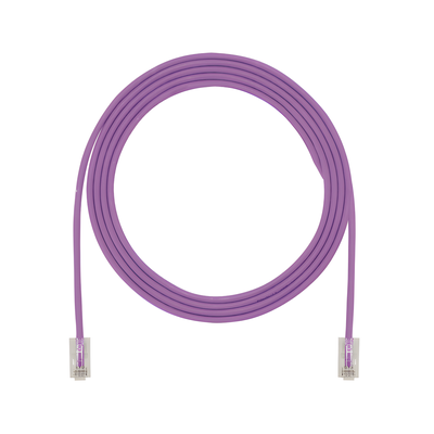 Cable de Parcheo UTP / Cat6 / 28AWG Diámetro Reducido / 20.2 cm (0.66 ft) / PoE IEEE 802.3bt / -10°C a 75°C
