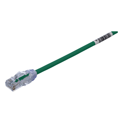 Cable de Parcheo UTP Cat6A / 28AWG / CM-LSZH / 3.05 m (10 ft) / Verde
