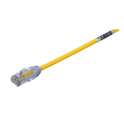 Cable de Parcheo UTP / Cat6A / 28AWG / CM-LSZH / 4.57 m (15 ft) / Amarillo