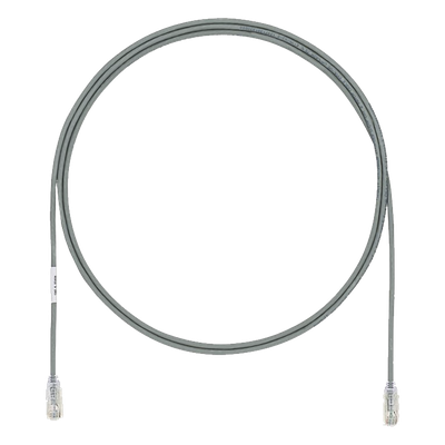 Cable de Parcheo UTP / Cat6A / 28AWG / CM-LSZH / 0.30 m (1 pie) / Gris