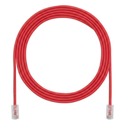 Cable de Parcheo UTP / Cat6A / 24 AWG / CM / 6.71 m (22 ft) / Rojo