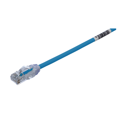 Cable de Parcheo UTP Cat6A / 28AWG / CM-LSZH / 0.61m (2ft) / Azul
