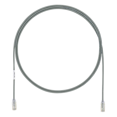 Cable de Parcheo UTP / Cat6A / 28AWG / CM-LSZH / 2.13 m (7 ft) / Gris
