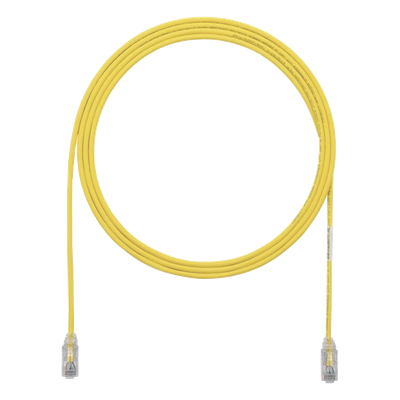 Cable de Parcheo UTP Cat6A / 28AWG Diámetro Reducido / CM-LSZH / 2.13 m (7 ft) / Amarillo