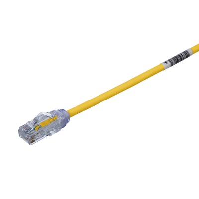 Cable de Parcheo UTP / Cat6A / 28 AWG / CM/LSZH / 20.3 cm (8 in) / Amarillo