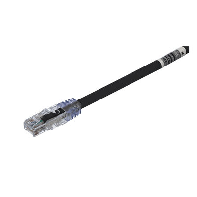 Cable de Parcheo UTP / Cat6A / 24 AWG / CM / 0.3 m (1 pie) / Negro