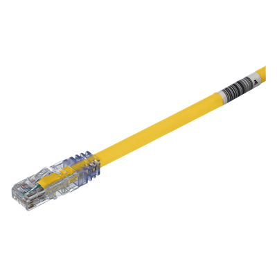 Cable de Parcheo UTP / Cat6A / 24 AWG / CM / 9.14 m (30 ft) / Amarillo