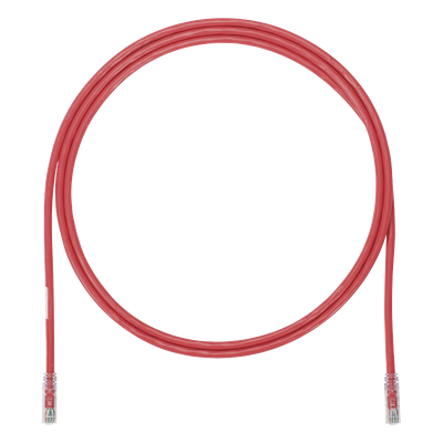Cable de Parcheo UTP / Cat6A / 24 AWG / CM / Rojo / 0.91 m (3 pies)