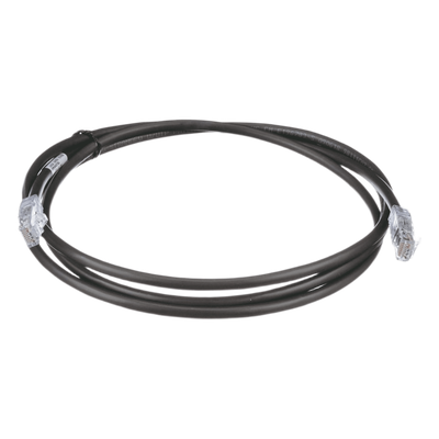 Cable de Parcheo UTP / Cat6A / 24 AWG / CM / 2.13 m (7 pies) / Negro
