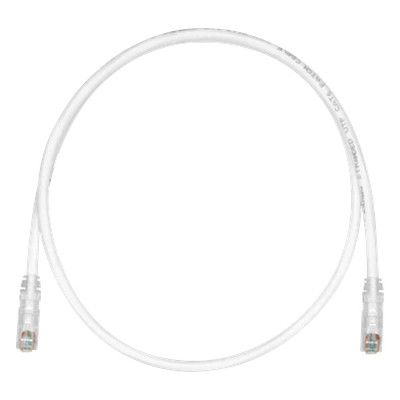 Cable de Parcheo UTP Cat6 / 24 AWG / CM / 3.05 m (10 ft) / Blanco Mate