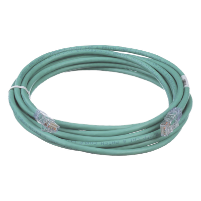 Cable de Parcheo UTP Cat6 / 24 AWG / CM / 15 Pies (4.57 m) / Verde