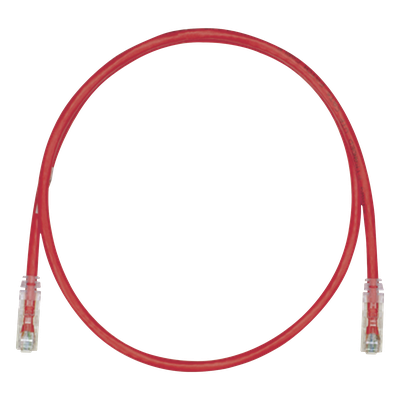 Cable de Parcheo UTP Cat6 / 24 AWG / CM / 4.57 m (15 ft) / Rojo