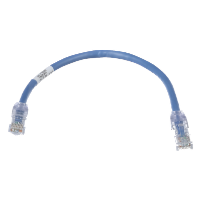 Cable de Parcheo UTP Cat6 / 24 AWG / CM / 0.3 m (1 ft) / Azul