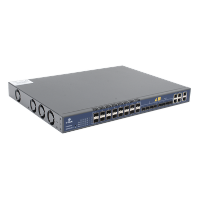 OLT EPON / 16 Puertos PON / 12 Puertos Uplink / 1,024 ONUs / 1.25 Gbps Simétrico / Rack 1U