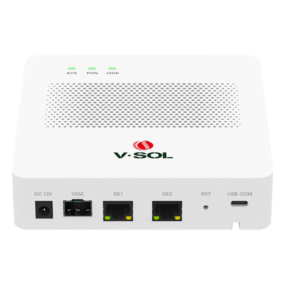 Mini OLT / 1 Puerto GPON SC/UPC / 3 Puertos Uplink / Hasta 64 ONUs / 20 km / 5.5 x 5.5 x 1.4 in