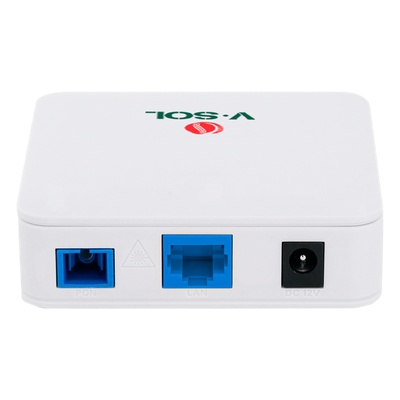 ONU Bridge Dual / GPON-EPON / 1 Puerto SC/UPC / 1 Puerto LAN 2.5G / 82x82x25 mm / 0.27×0.27×0.08 ft