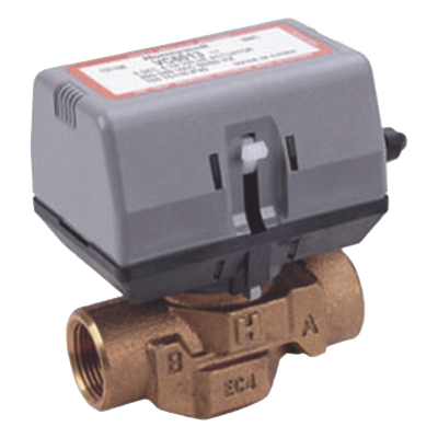Válvula de Zona Motorizada / 2 Vías / 3/4″ BSPT / Actuador 200-240 VAC / Cartucho Reemplazable / Agua-Glicol 60%