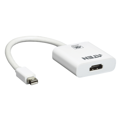 Adaptador activo / Mini DisplayPort a HDMI / 4K@30Hz / DisplayPort 1.2a / HDCP 1.3 / 6.89×1.77×0.59 in