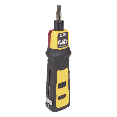Ponchadora de Impacto / Termina y Corta CAT3/CAT5e/CAT6/6A / Paneles y Bloques 66/110 / Mango Acojinado / Fuerza Ajustable Alta/Baja / 6» (15,2 cm)