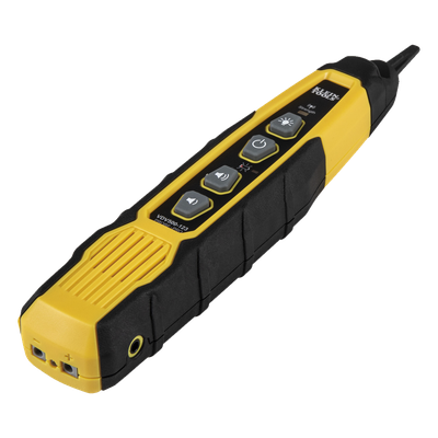 Sonda para trazado de cables / Punta conductora reemplazable / LED integrado / Conector 3.5 mm / Bloque de terminales / Apagado automático