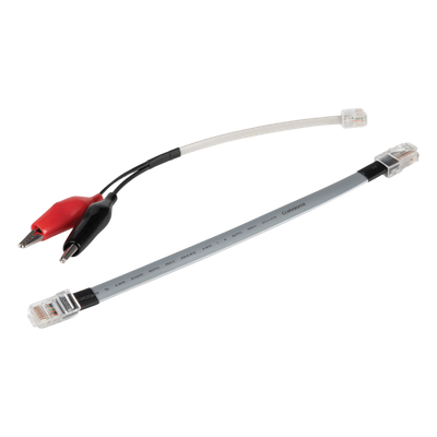 Cables de Repuesto para Probador de Red / Tone & Probe / RJ45-RJ45 / RJ11-Cocodrilo / 5.9» (15 cm) / PVC-Policarbonato