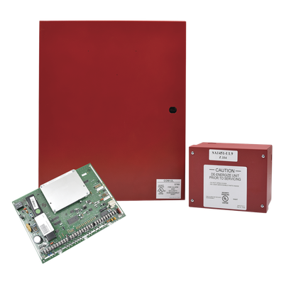 Panel de Alarma Comercial / 128 Zonas / 8 Particiones / 2 Circuitos NAC 2.3 A / Listado UL / NFPA 72