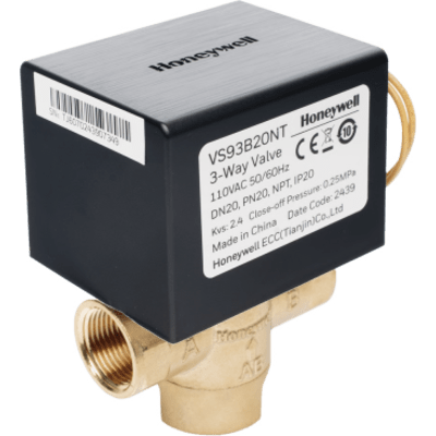 Válvula de Control Eléctrica / 2 Vías / Retorno por Resorte / DN25 NPT 1″ / 110 V CA / Fan Coil